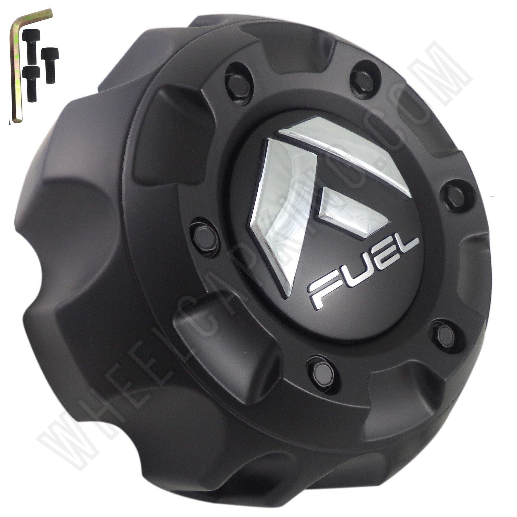 Fuel Offroad Wheels Flat Black Custom Center Cap Caps # 1003-21B (1 CAPS) NEW