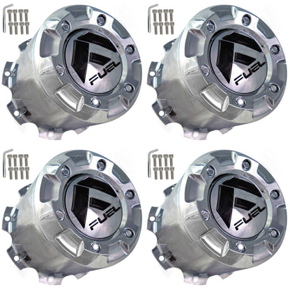 FUEL Offroad Wheels Chrome Custom Wheel Center Cap Caps # 1003-28 (4 CAPS) NEW