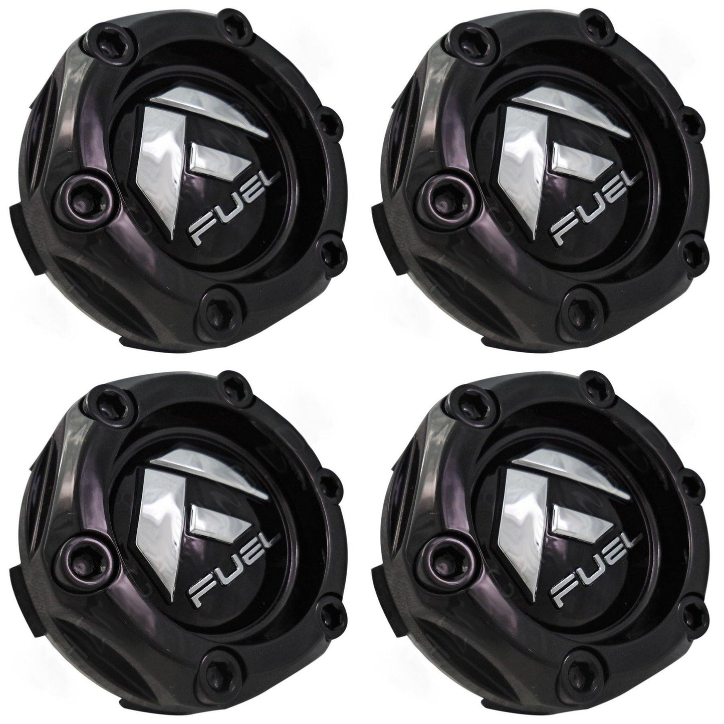 Fuel Offroad Wheels Gloss Black Custom Wheel Center Cap # 1003-68GB (4 CAPS) NEW!
