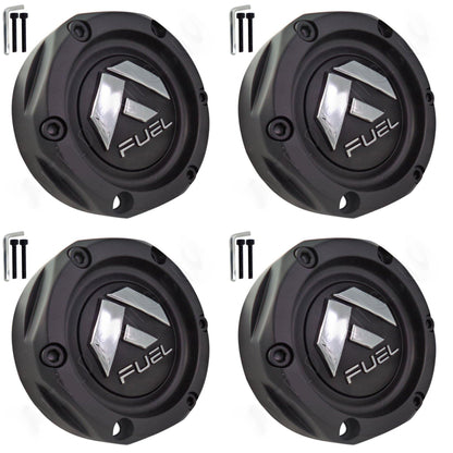 Fuel Offroad Wheels Flat Black Custom Wheel Center Cap Caps # 1003-36B NEW! (4 CAPS)
