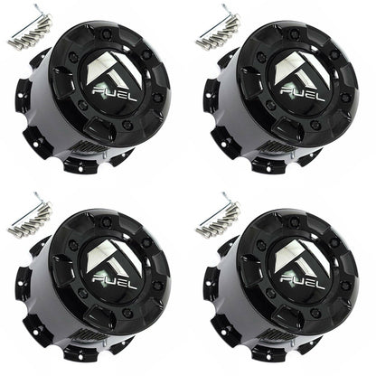 Fuel Offroad Wheel Gloss Black Custom Wheel Center Cap # 1003-38GB (4 CAPS) NEW