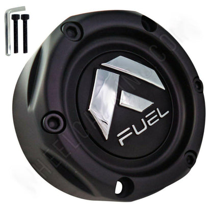 Fuel Offroad Wheels Flat Black Custom Wheel Center Cap Caps # 1003-42MB (4 CAPS)