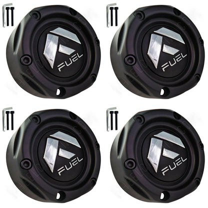 Fuel Offroad Wheels Flat Black Custom Wheel Center Cap Caps # 1003-42MB (4 CAPS)
