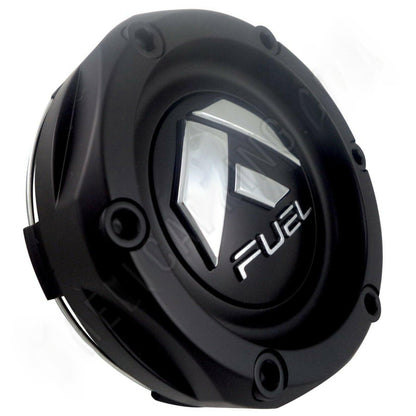 Fuel Wheels Flat Black Custom Wheel Center Cap # 1003-44B (4 CAPS)