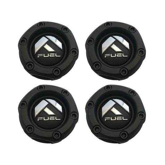 Fuel Wheels Flat Black Custom Wheel Center Cap # 1003-44B (4 CAPS) NEW!
