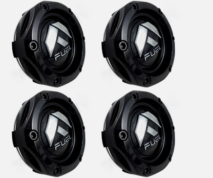 Fuel Offroad Wheels Gloss Black Custom Wheel Center Cap # 1003-46GB (4 CAPS) NEW