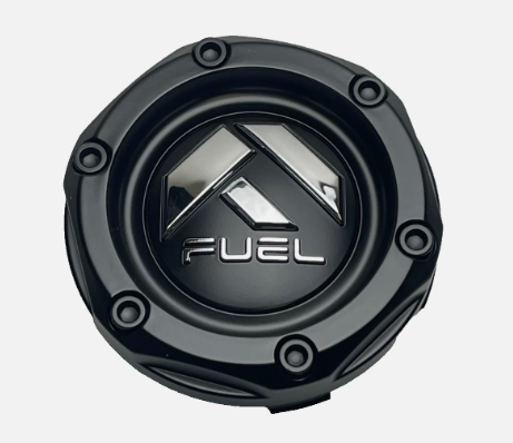 Fuel Matte Black Snap In Wheel Center Cap 1003-46MB 1(Pc)
