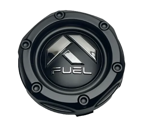 Fuel 1003-46MB matte black snap-in wheel center cap