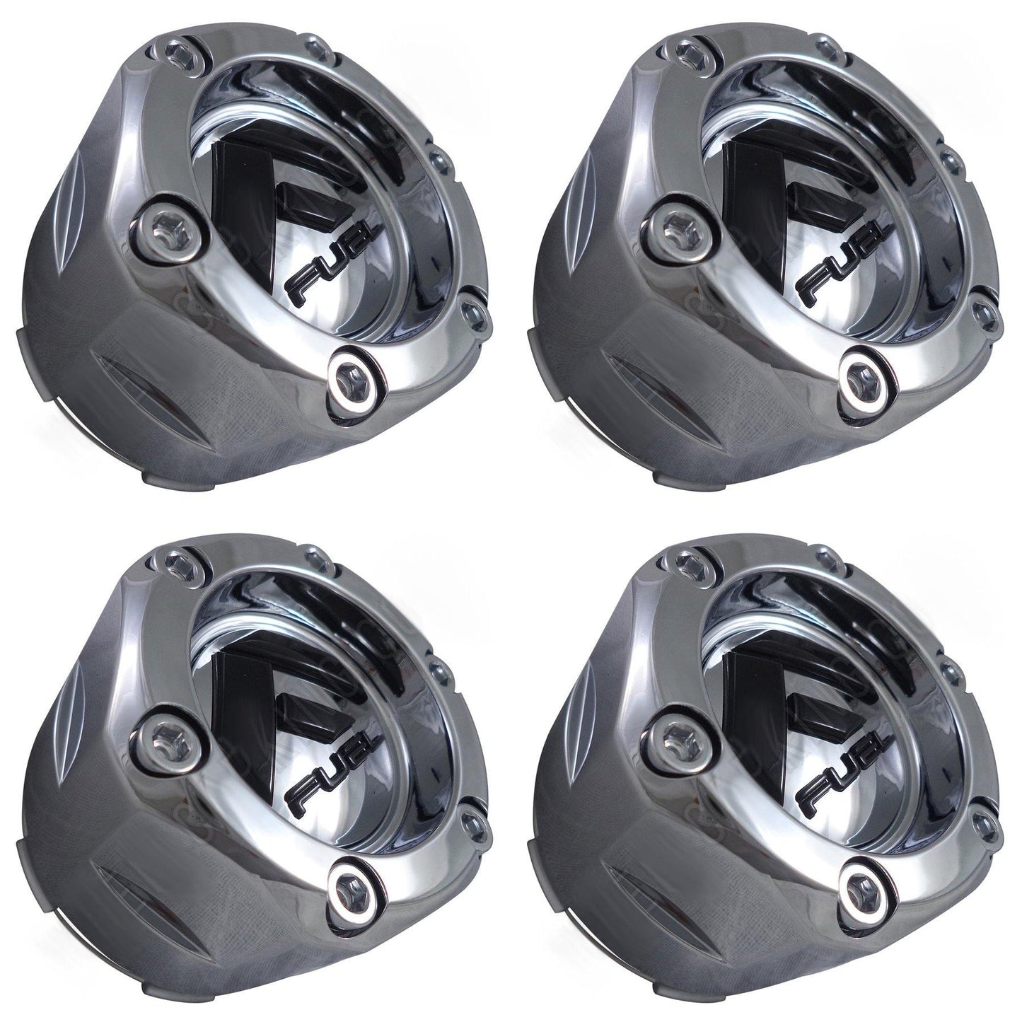 Fuel Offroad Wheels Chrome Custom Wheel Center Cap Caps # 1003-47 (4 CAPS) NEW