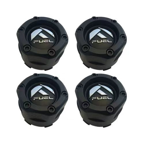 Fuel Matte Black Snap In Wheel Center Cap 1003-47MB (4Pcs)