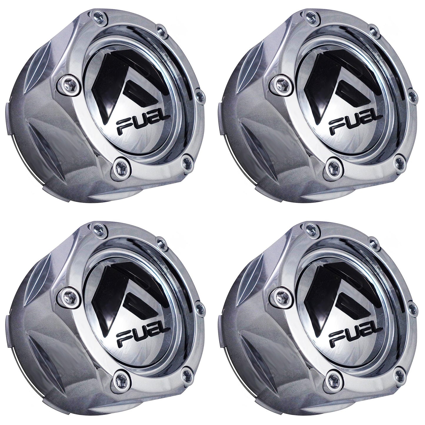 Fuel Offroad Wheels Chrome Custom Wheel Center Cap Caps # 1003-49 NEW (4 CAPS)