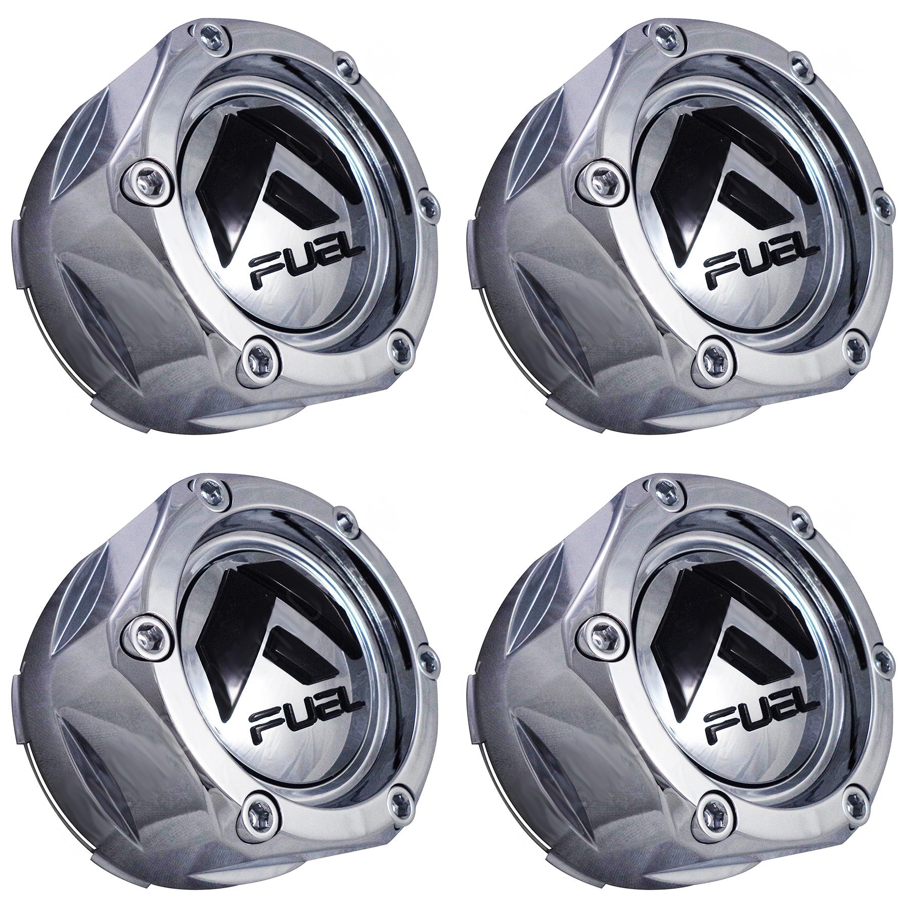 Fuel Offroad Wheels Chrome Custom Wheel Center Cap Caps # 1003-49 NEW (4 CAPS)