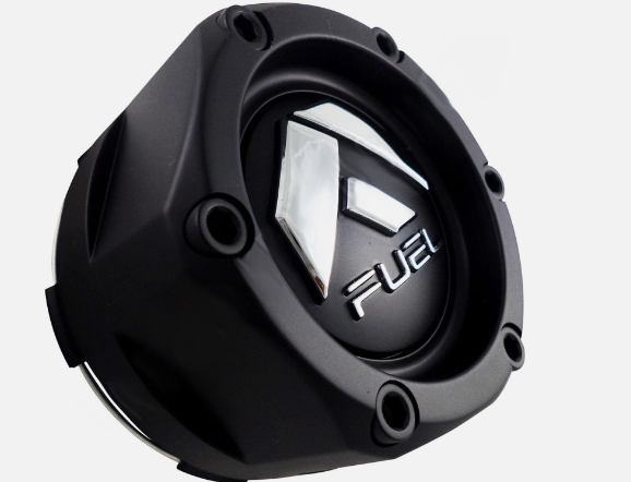 Fuel Wheels Flat Black Wheel Center Cap Caps # 1003-48MB (4 CAPS) NEW - SNAP IN