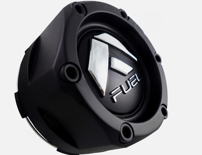 Fuel Wheels Flat Black Wheel Center Cap Caps # 1003-48MB (4 CAPS) NEW - SNAP IN
