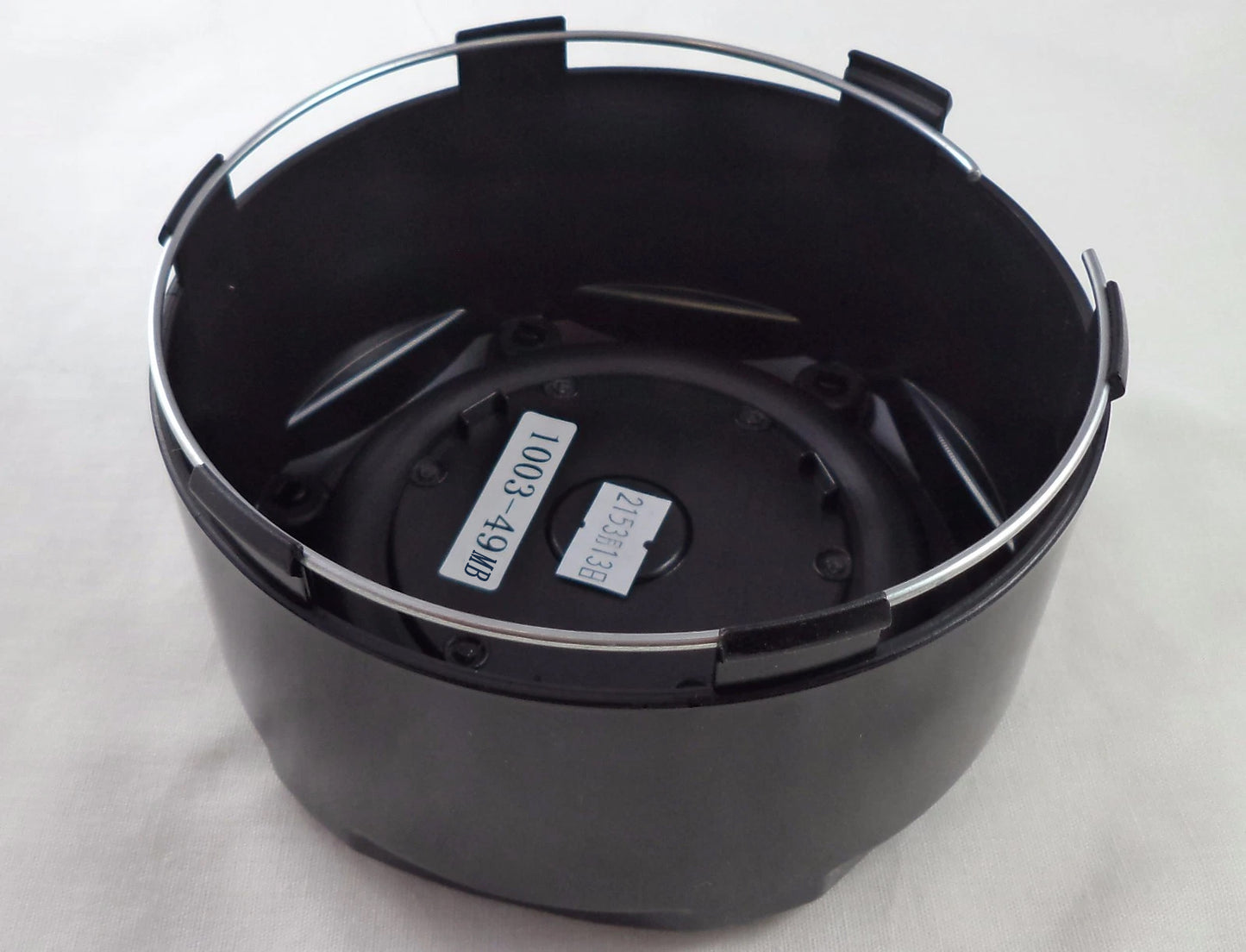 Fuel Wheel Center Cap Gloss Black 1003-49MB NEW (4Pcs)