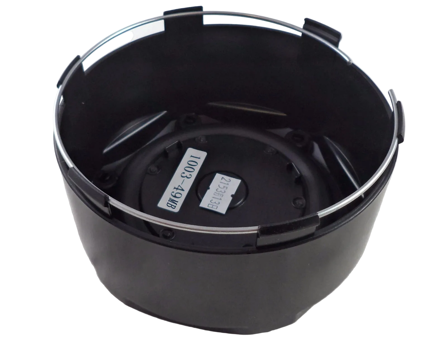 FUEL 1003-49MB wheel center cap back and mounting tabs