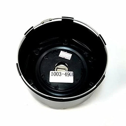 Back mounting view of Fuel 1003-49GB wheel center cap