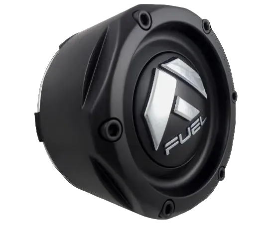 FUEL 1003-49MB Gloss Black Wheel Center Caps – Set of 4
