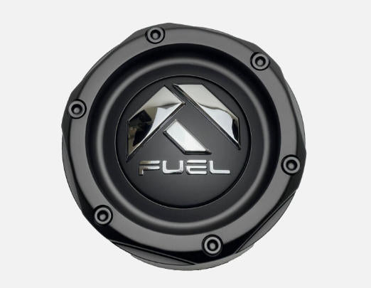 Fuel Wheel Center Cap Gloss Black 1003-49MB NEW (4Pcs)