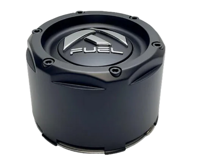 FUEL 1003-49MB gloss black wheel center cap front view