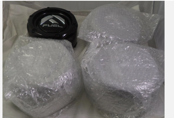 Fuel Wheels GLOSS BLACK Custom Wheel Center Caps # 1003-50SB NEW! (4 CAPS)