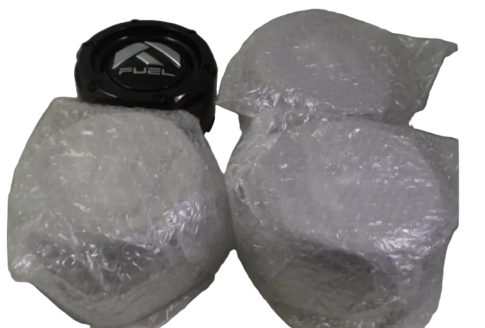 Set of four Fuel 1003-50SB gloss black wheel center caps