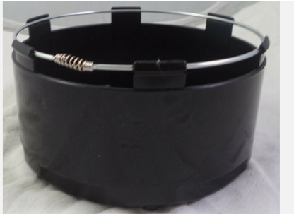 Fuel Wheels GLOSS BLACK Custom Wheel Center Caps # 1003-50SB NEW! (4 CAPS)