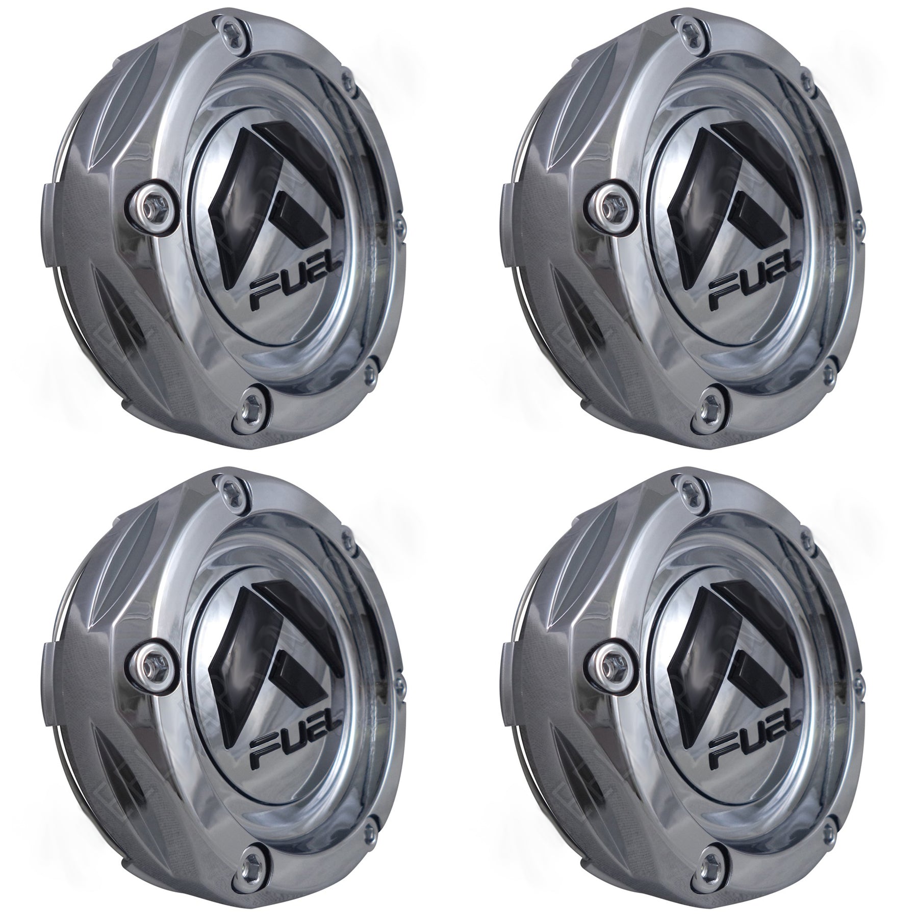 Fuel Offroad Wheels Chrome Custom Wheel Center Cap Caps # 1003-46 (4 CAPS) NEW