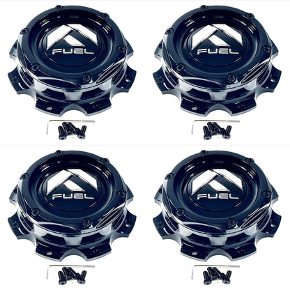 Fuel Off-Road Wheels Gloss Black Wheel Center Hub Cap 8x180 / 1004-10GB (4 CAPS)
