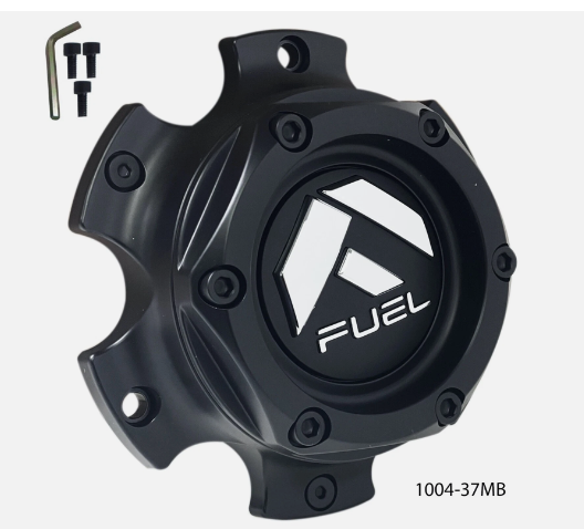 1004-37MB Fuel Wheel Center Cap | Premium Replacement for Fuel Wheels | Matte Black 1004-36