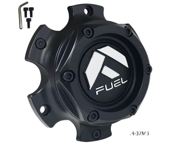 Fuel 1004-35 1004-36 1004-37MB matte black wheel center cap with bolts