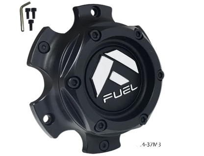 Fuel 1004-35 1004-36 1004-37MB matte black wheel center cap with bolts