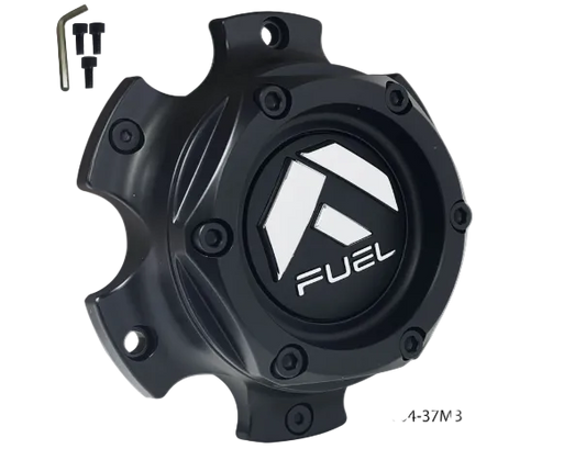 Fuel 1004-35 1004-36 1004-37MB matte black wheel center cap with bolts
