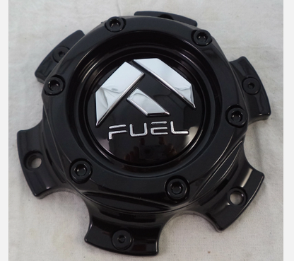 Fuel Wheels Gloss Black Center Cap # 1004-37GB / 1004-36 / 6x135 6x5.5 (1Pc)