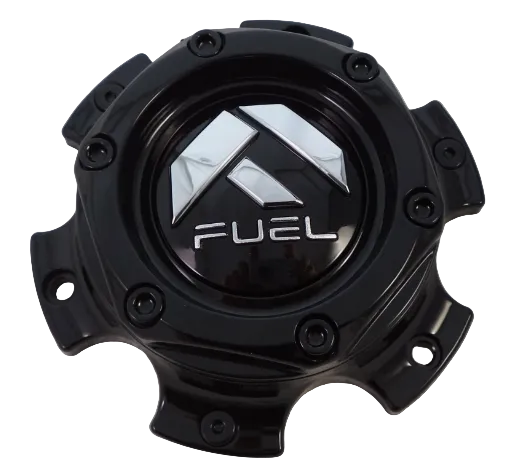 Fuel 1004-37GB 1004-36 gloss black wheel center cap detail