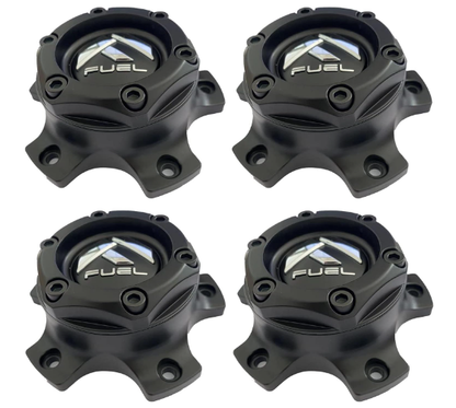 Wheel Center Cap for Fuel Matte Black 1004-44MB / 1004-39 New + Bolts 4PCS, 1004-39/44