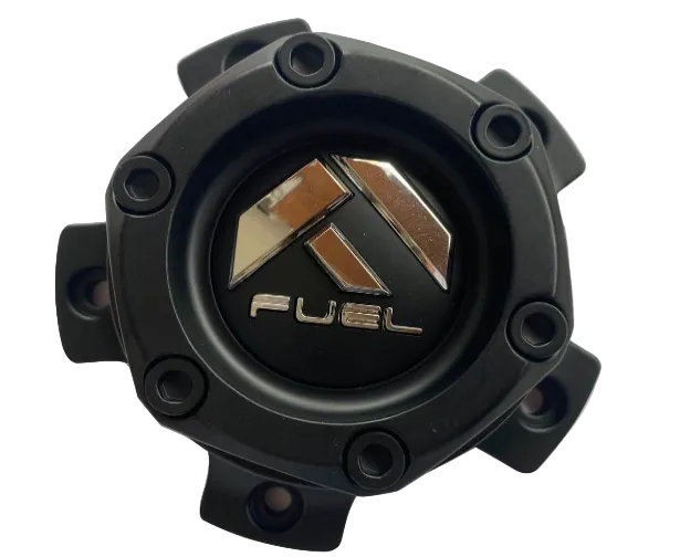 Fuel 1004-44MB 1004-39 matte black wheel center cap with bolts