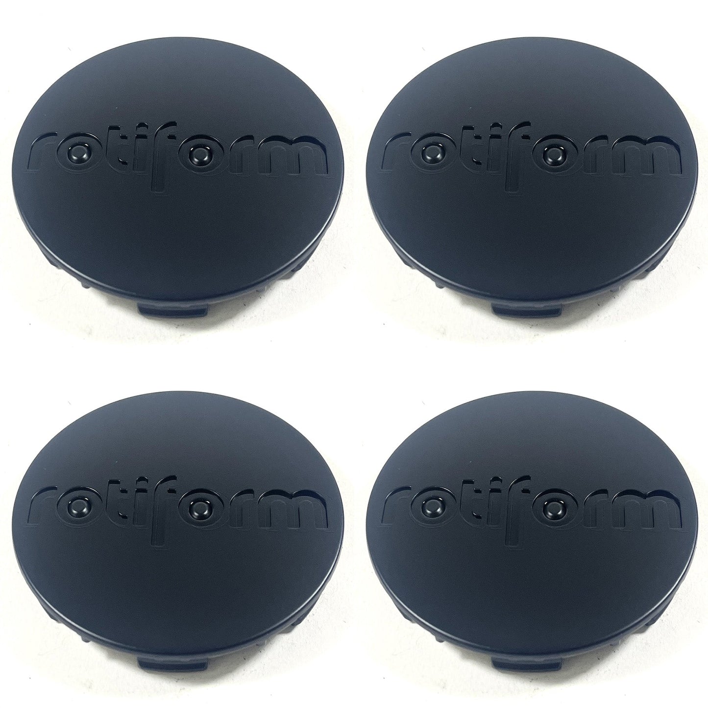 RotiForm Wheels Flat Black Custom Wheel Center Caps # 1004-40MB (4 CAPS)