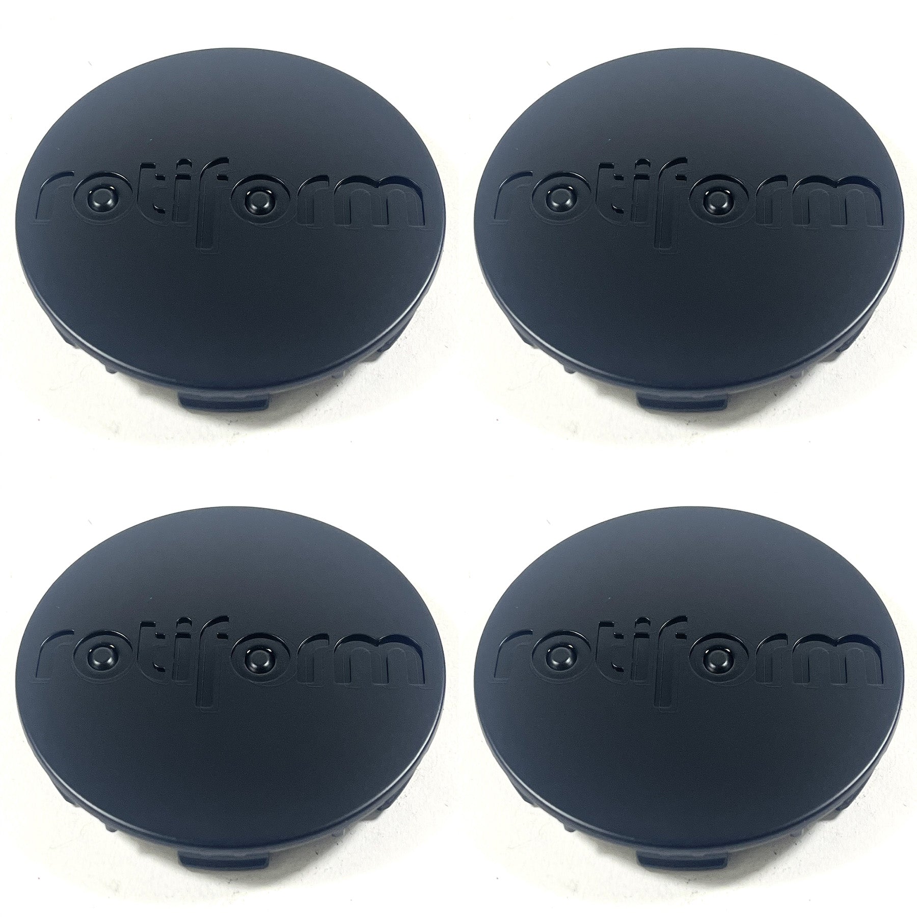 RotiForm Wheels Flat Black Custom Wheel Center Caps # 1004-40MB (4 CAPS)