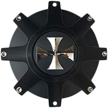 Matte Black XD Series Wheel Center Cap #1079L170 MB (Set of 4)