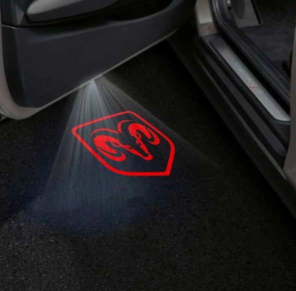 Dodge Dart Door Stick On Puddle Lights Multiple Designs 2013–2016