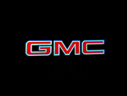 GMC Sierra Premium Side Wing Mirror Puddle Lights Multiple Designs 2015-2026