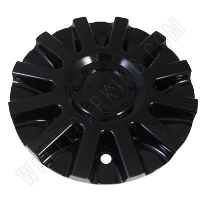Strada Wheels Gloss Black Custom Wheel Center Cap # 11212285F-2 / S16 (1 CAP)