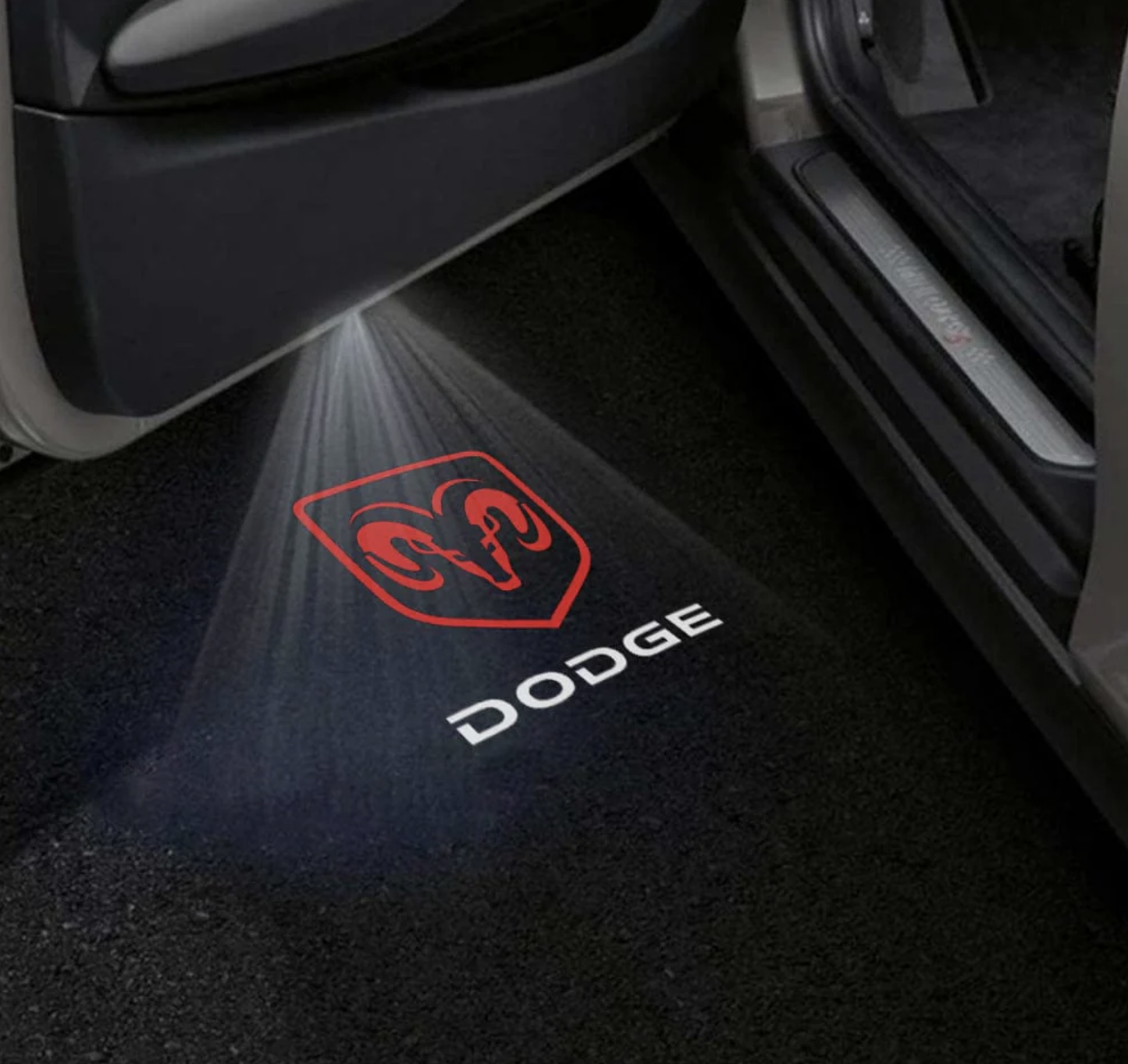 Dodge Challenger 3rd Gen Premium Door Puddle Lights Multiple Designs 2008-2023