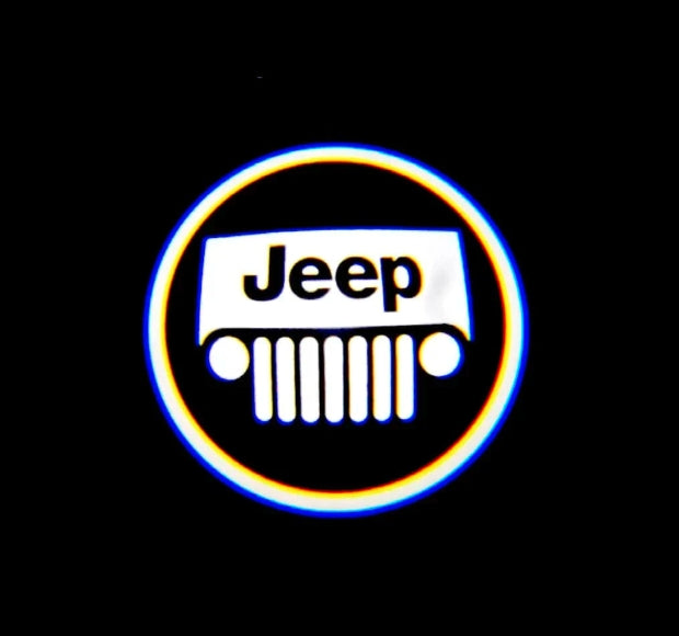 Jeep Cherokee Sport Premium Door Puddle Lights Multiple Designs 2014–2018