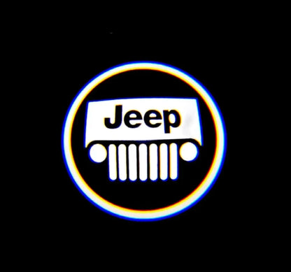 Jeep Cherokee Sport Premium Door Puddle Lights Multiple Designs 2014–2018