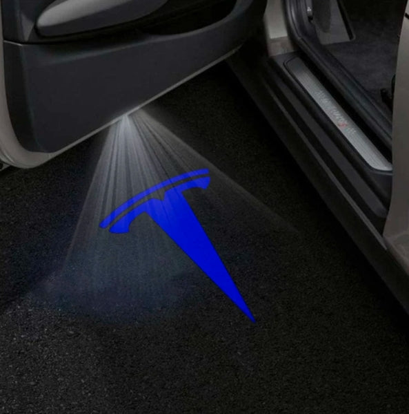Tesla Model Y Premium Door Puddle Lights Multiple Designs 2020–2026