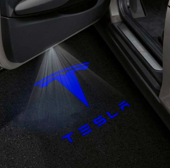 Tesla Model Y Premium Door Puddle Lights Multiple Designs 2020–2026