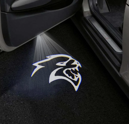 Dodge Challenger 3rd Gen Premium Door Puddle Lights Multiple Designs 2008-2023