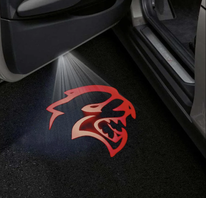 Dodge Challenger 3rd Gen Premium Door Puddle Lights Multiple Designs 2008-2023